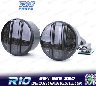 INTERMITENTES FRONTALES PARA JEEP WRANGLER JK 07- LED NEGRO