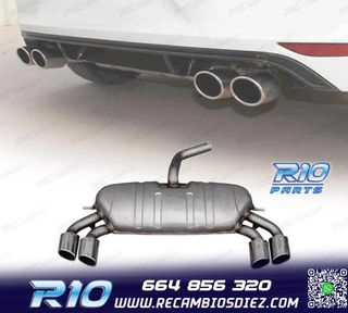 SILENCIOSO ESCAPE AUDI A3 S LINE HATCHBACK 13-20 LOOK S3