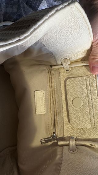 Bolso Tote Rafia Salvador Bachiller Beige