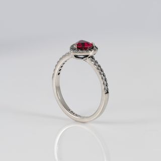 Anillo Pandora en Plata 925 y corazón en Relieve