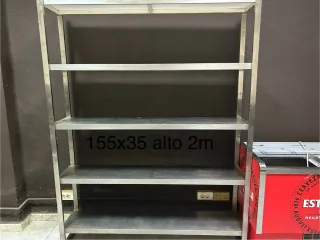 Estantería de acero inoxidable