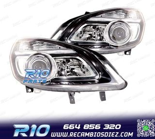 FAROS PARA RENAULT SCENIC II 05-08 FONDO NEGRO