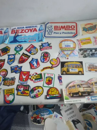 Lote de Pegatinas Promocionales Antiguas