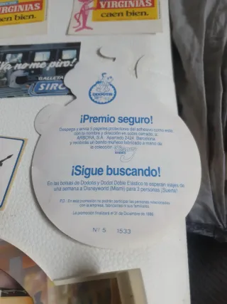 Lote de Pegatinas Promocionales Antiguas