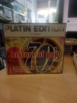 CDX3 Box History of Pop 70's Platin Edition