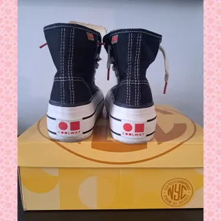 Bambas Coolway estilo Converse con plataforma