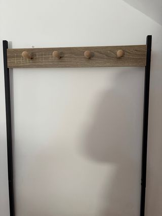 Perchero Zapatero Metálico y Madera