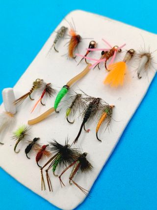 Juego de moscas de Pesca para trucha, chub y otr.