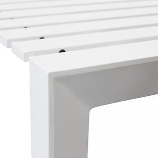 Tavolo Allungabile 182/237cm in Alluminio Bianco
