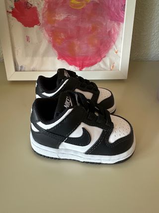 Nike Dunk Bebé Negro/Blanco