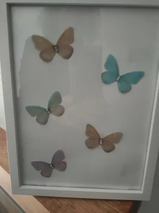 Cuadro decorativo mariposas