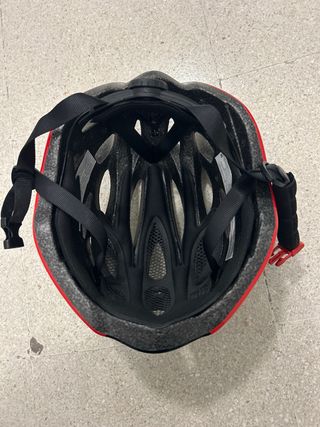 Casco Bici B-Pro Negro y Rojo niños