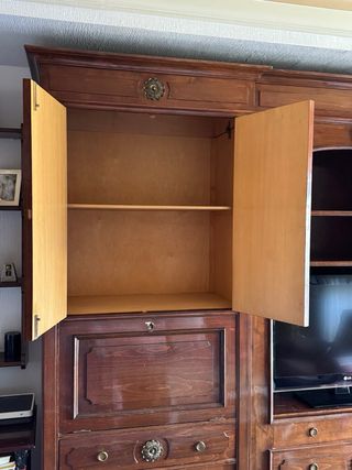 URGE Mueble de salón madera caoba