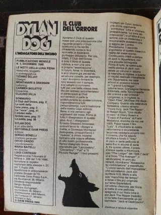 Fumetto Dylan Dog n 3