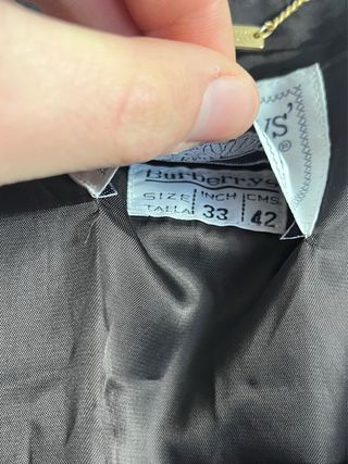 Abrigo Burberrys lana y cachemire