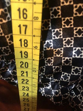 Vestido Zara Basic efecto raso estampado Talla L