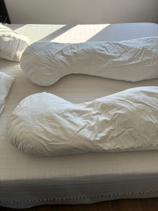 Almohada Embarazo y Lactancia U Blanca