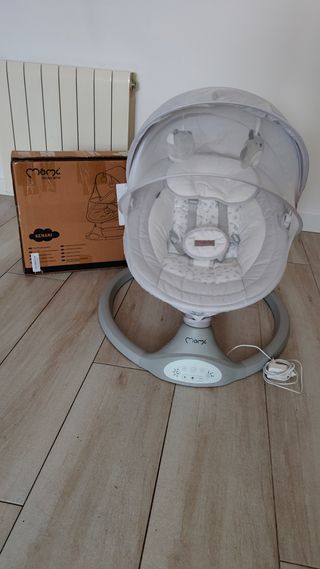 Mecedora Hamaca Momi Kenani para bebé nueva blanca