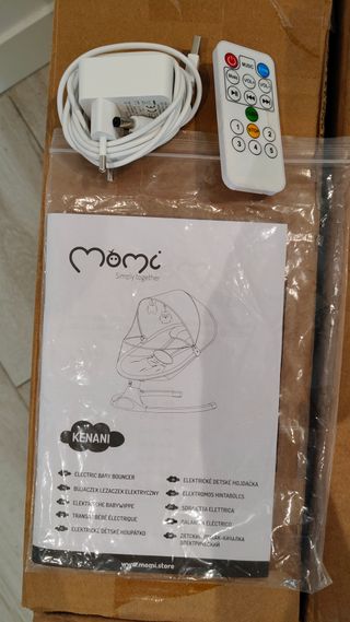 Mecedora Hamaca Momi Kenani para bebé nueva blanca