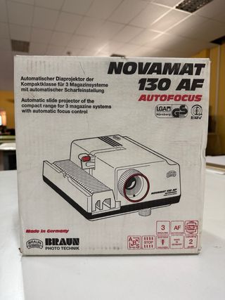 Proyector diapositivas Braun Novamat 130 AF