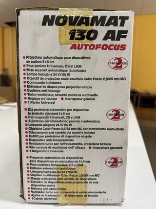 Proyector diapositivas Braun Novamat 130 AF