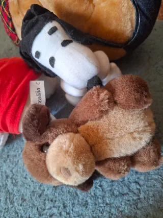 Peluche cane San Bernardo e altri Totale 5
