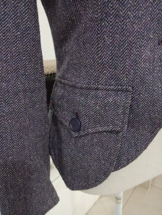 Blazer Roccobarocco lana e seta viola S