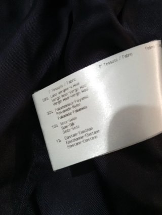 Blazer Roccobarocco lana e seta viola S