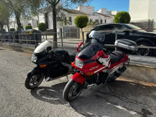 2 Kawasaki ZX10 Tomcat (Negro y Rojo)