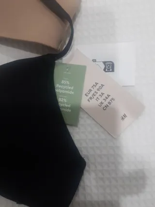 2 Sujetadores H&M sin estrenar