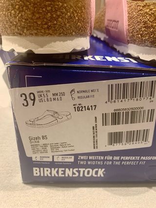 Birkenstock Gizeh Talla 39 Rosa