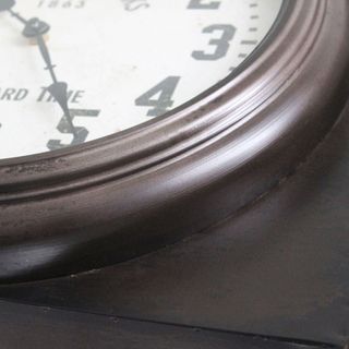 Orologio Parete Bifacciale Stazione Vintage Ferro