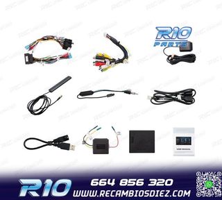 RADIO GPS ANDROID 13 PARA VOLKSWAGEN VW SEAT SKODA TOURAN 7"