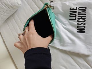 Love Moschino tracolla teal