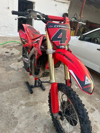Honda CRF 450 HRC 2018 Motocross Roja