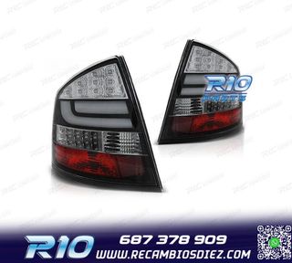 PILOTOS PARA SKODA OCTAVIA 04-13 LIGHT BAR FONDO NEGRO
