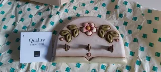 Thun originale appendiasciugamani fiore