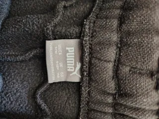 Pantalón chándal Puma niño negro y otr gris
