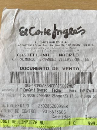 Robot Roomba Combo con recambios