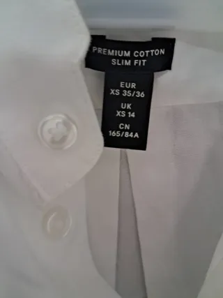 Camisa blanca de vestir