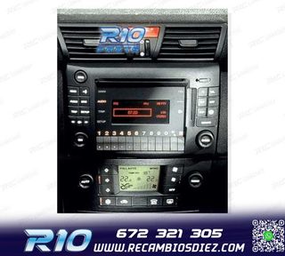 MARCO NEGRO PARA RADIO 2-DIN PARA FIAT STILO