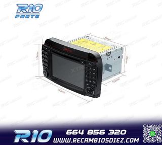 RADIO GPS ANDROID 10 PARA MERCEDES S W220 98-05