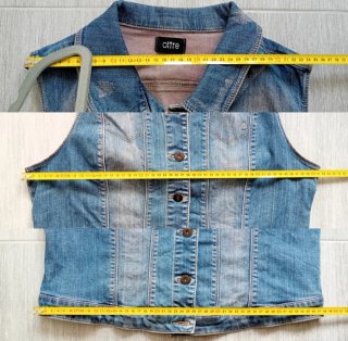 Gilet Oltre in denim tg. M/L