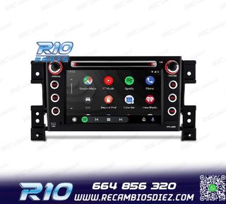 RADIO GPS ANDROID 14 PARA SUZUKI GRAND VITARA 05-13