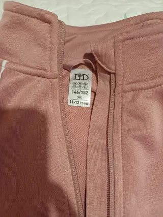 Chaqueta chándal niña rosa 11-12 años