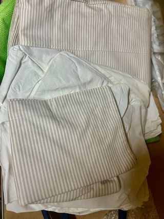 Cuna bebé blanca con colchón