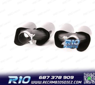 COLAS ESCAPE PORSCHE MACAN 95B 14-17 LOOK GTS NEGRO