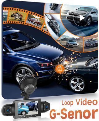 Dashcam 4 Canales 360° 1080P Coche