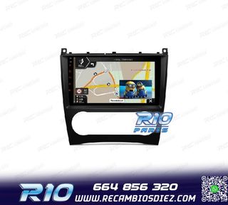 RADIO GPS ANDROID 13 PARA MERCEDES CLASE C W203 CLK W209 G W