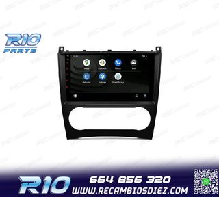 RADIO GPS ANDROID 13 PARA MERCEDES CLASE C W203 CLK W209 G W